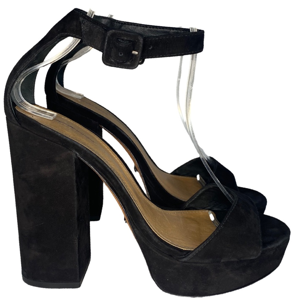 Schutz Mikella block heel platform shoes Sz 8.5B